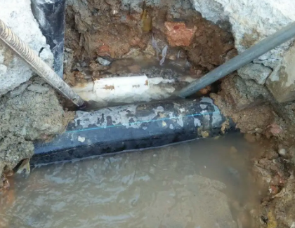 大余测漏水之水管漏水